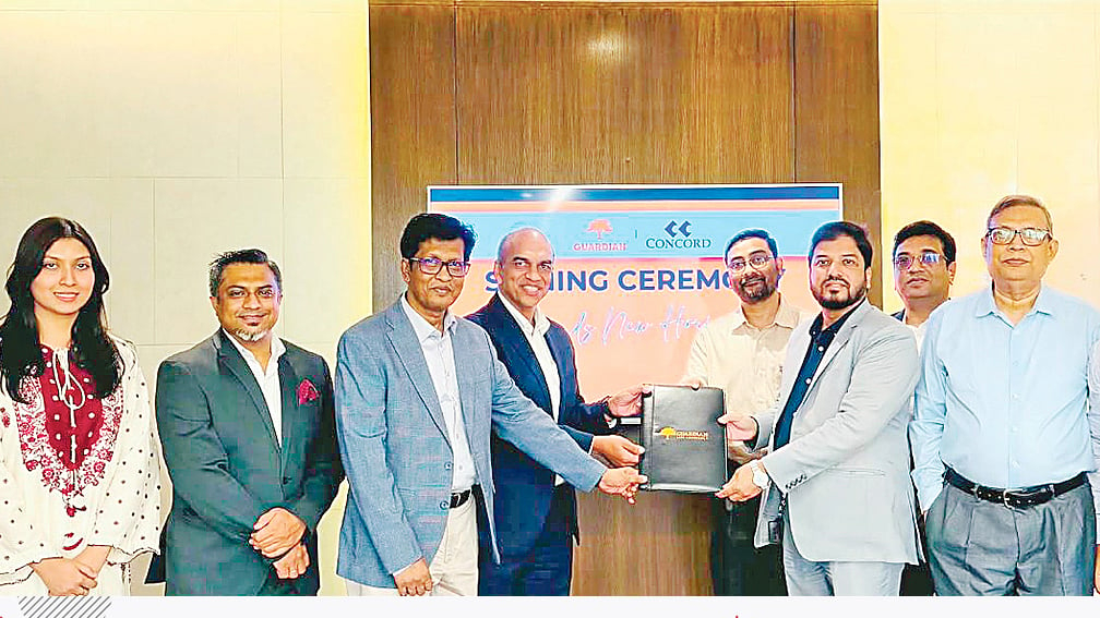 কনকর্ড গ্রুপের কর্মীদের জন্য গার্ডিয়ান লাইফের বিমা সুবিধা